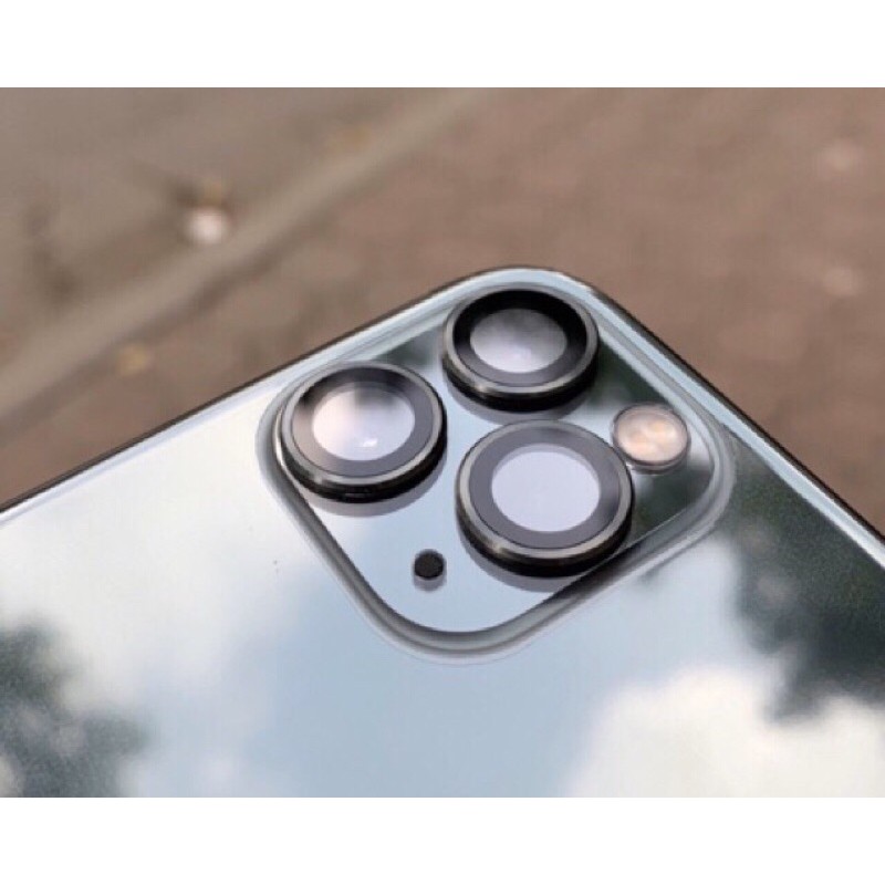 Viền Mắt Nhôm Kính Cường Lực Bảo Vệ Camera Cho iPhone 11/11Pro/11ProMax/12/12Mini/12Pro/12ProMax/13/13Pro/13ProMax