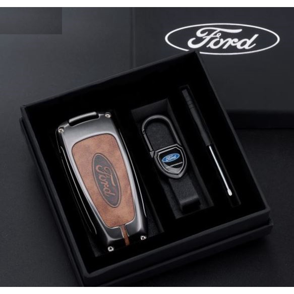 Ốp Chìa Khóa Xe Ford Ecosport, Focus, Everest, Ranger Raptor Wildtrax Hợp Kim Kẽm Cao Cấp