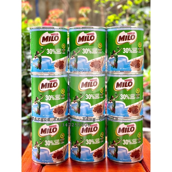 Milo Úc ít đường 395g Milo 30% Less Sugar