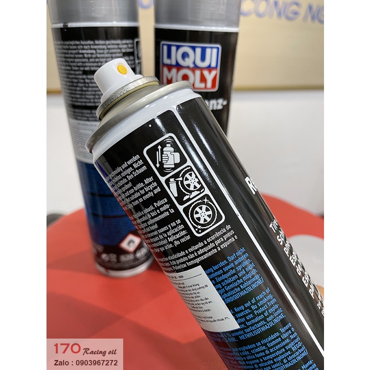(HCM)  Xịt Bảo Dưỡng Lốp Xe Liqui Moly Reifenglanz - Schaum Tire Bright Foam Dung Tích 400 ML Hàng Chính Hãng Đến Từ Đức