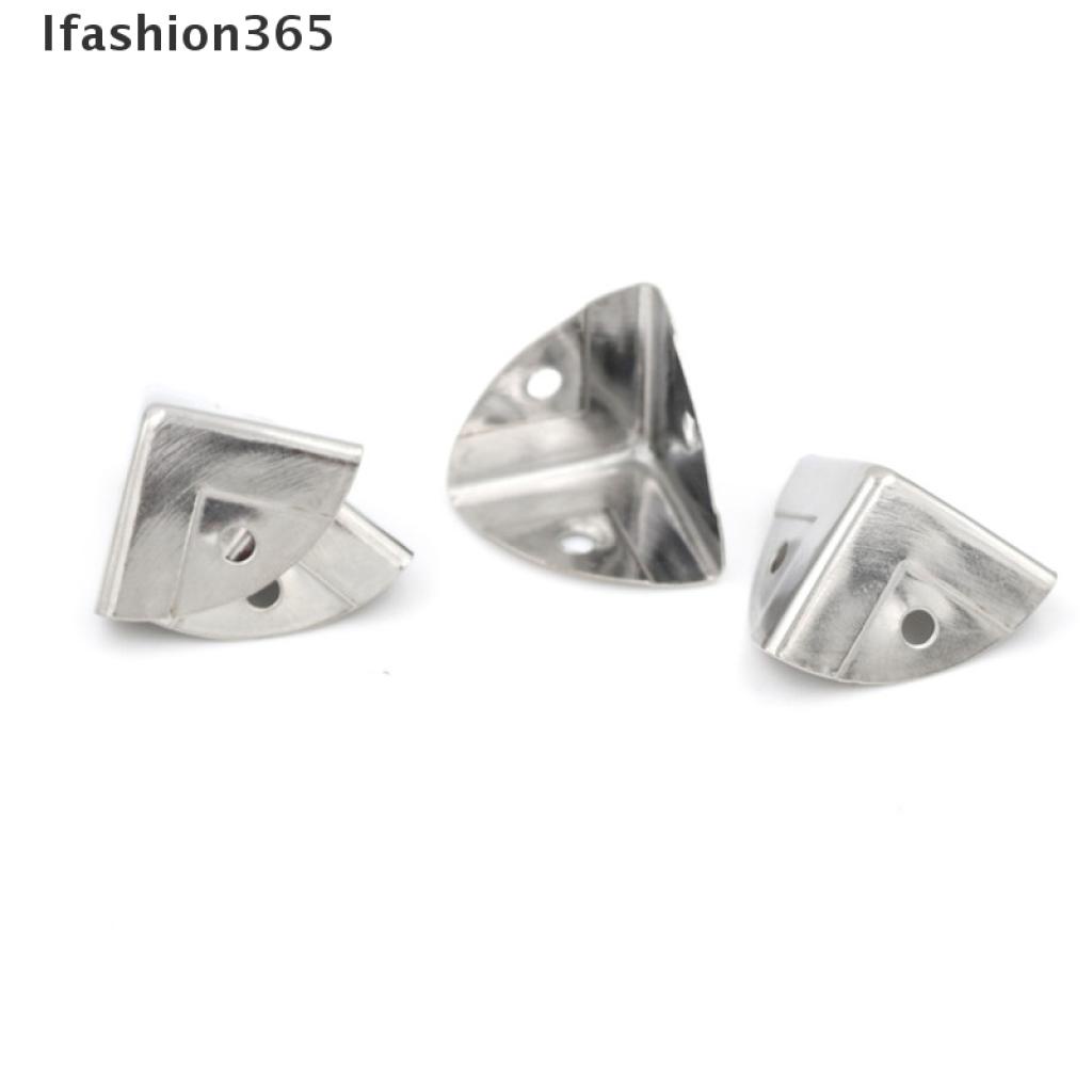 Set 4 khung kim loại màu bạc gắn góc bảo vệ hộp đựng đồ đa năng tiện lợi