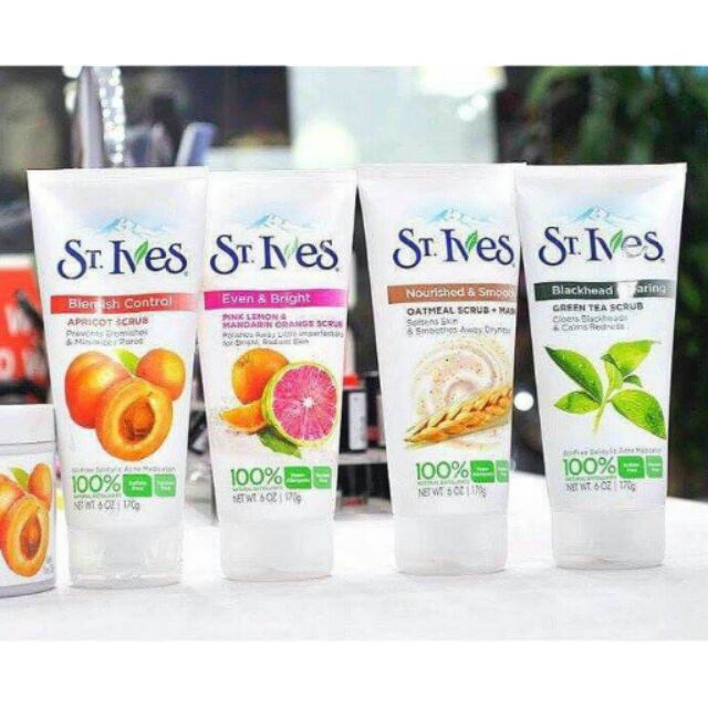 Sữa rửa mặt tẩy tế bào chết St. Ives