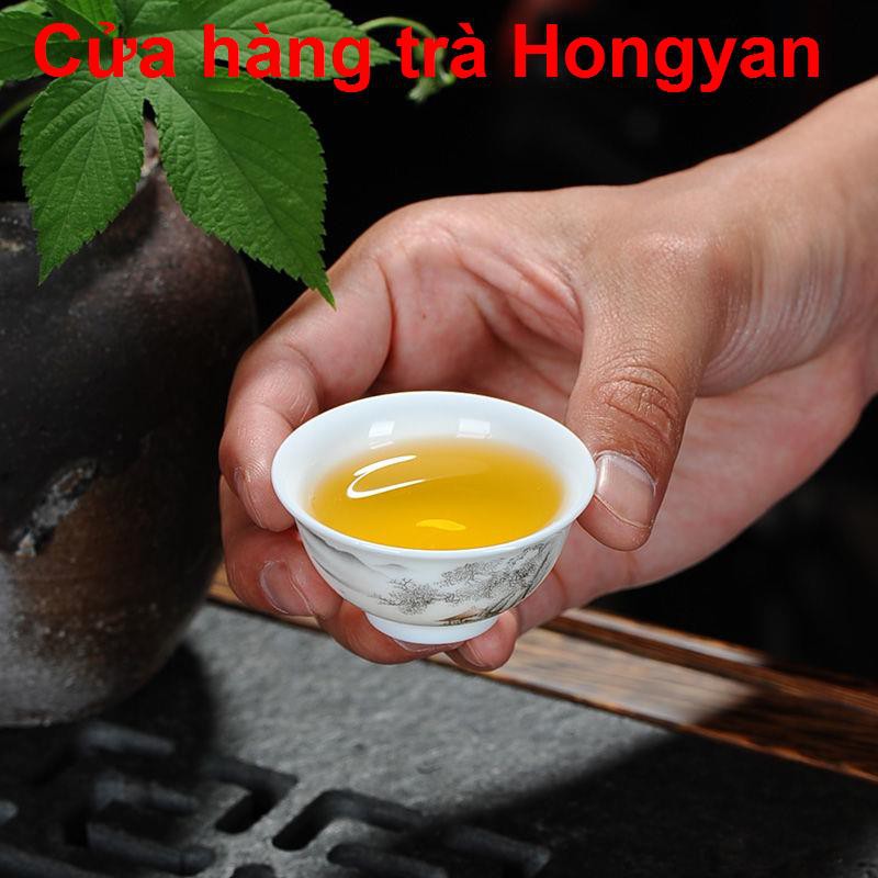 Vần cổBộ ấm pha trà Kung Fu Gốm sứ gia dụng Cao trắng Ưu đãi đặc biệt cho bát