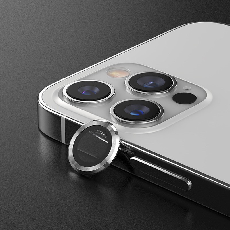 Bộ dán bảo vệ camera iPhone 12 Pro Max/ 12 Pro/ 12/ 12 mini  chính hãng KUZOOM dán từng mắt camera
