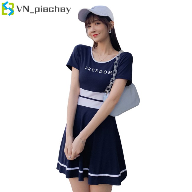 Đồ Bơi Một Mảnh Màu Trơn Phong Cách Thể Thao Cho Nữ | BigBuy360 - bigbuy360.vn