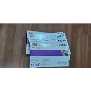 Giấy nhám nước độ hạt P2000 3M 02044