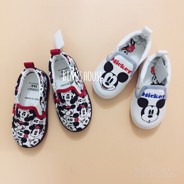 Giày lười micky cho bé