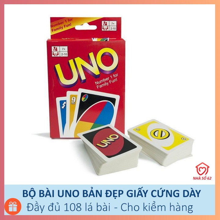 (BÁN SỈ GIÁ LẺ) BỘ BÀI UNO GIẤY CỨNG LEGAXI UNO1