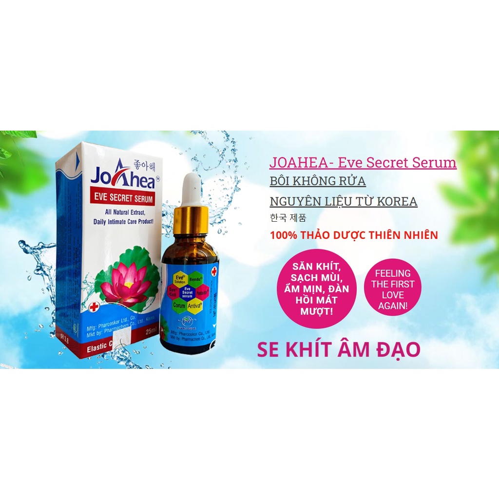 JOAHEA - Eve Secret Serum dung dịch bôi giúp se khít âm đạo