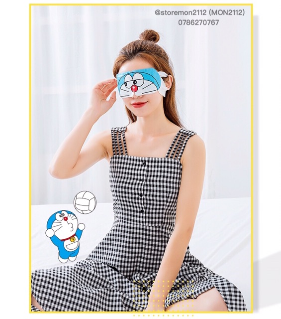 EYE MASK MẶT NẠ MẮT HƠI NÓNG THƯ GIÃN DORAEMON DOREMON | BigBuy360 - bigbuy360.vn