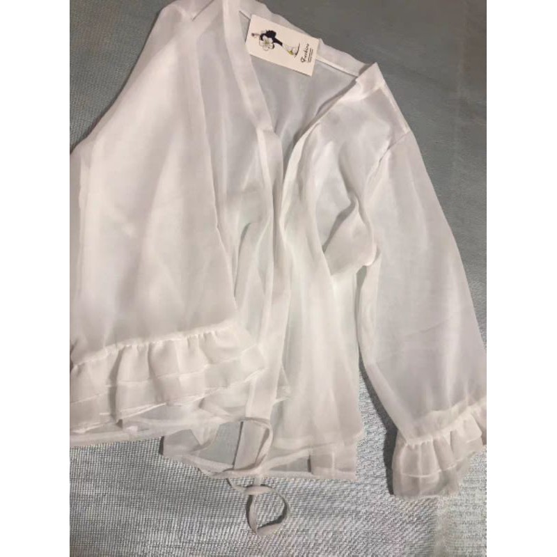 (có sẵn) ÁO KHOÁC CARDIGAN VOAN MỎNG DÁNG NGẮN-DÀI(kèm ảnh thật) | BigBuy360 - bigbuy360.vn