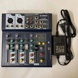 Bàn trộn âm thanh mixer F4-USB