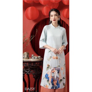 BỘ ÁO DÀI TẾT CAO CẤP TRONG BST XUÂN THI CỦA HÃNG THỜI TRANG DAISY - PASS BỘ ÁO DÀI MỚI BÓC MÁC (ẢNH THẬT)