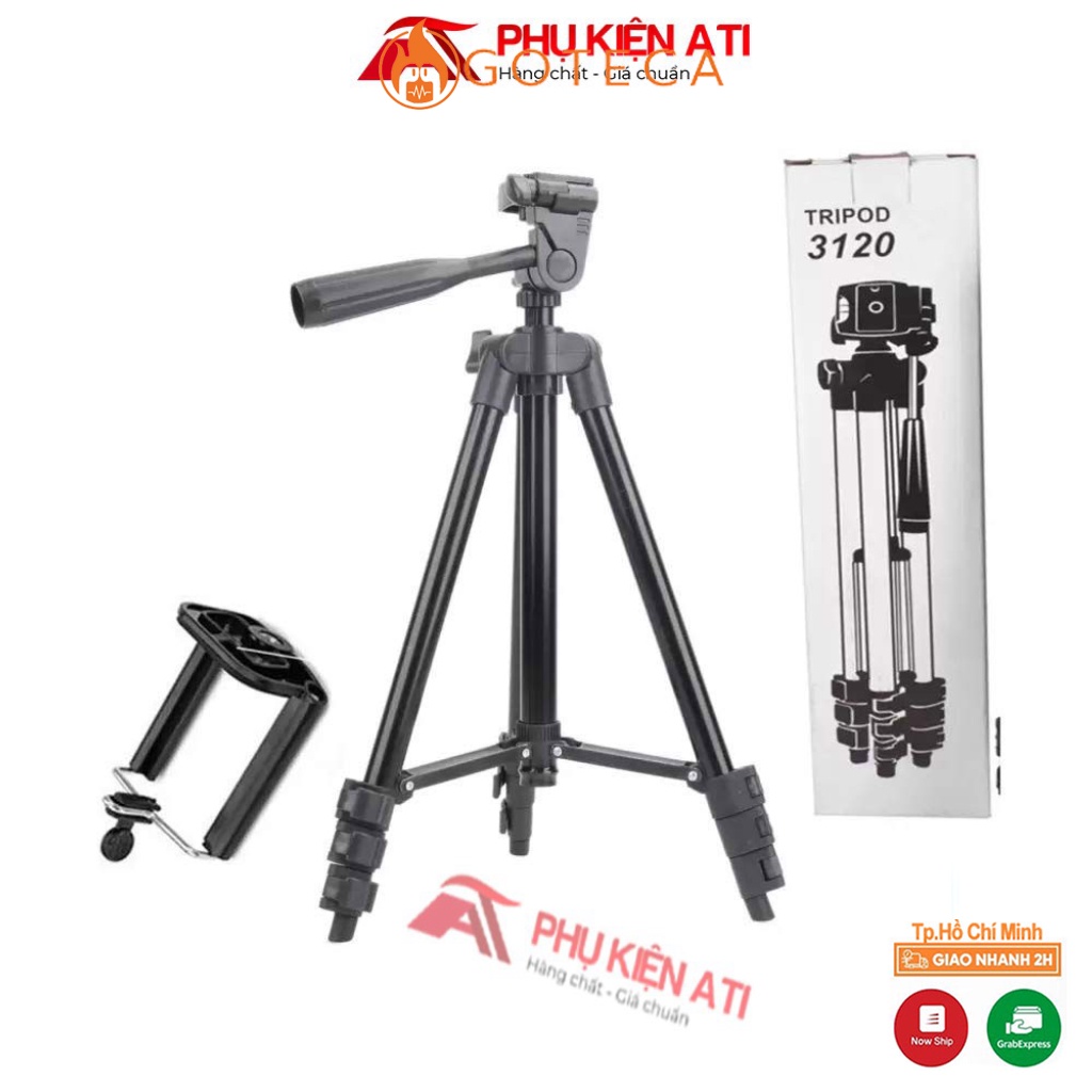 Gậy 3 chân chụp hình máy ảnh, điện thoại Tripod TF - 3120 loại tốt