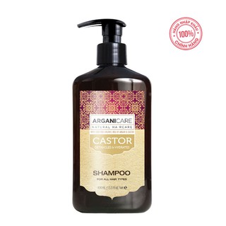 Dầu Gội Dưỡng Ẩm Arganicare Castor Shampoo 400ml