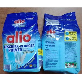 Xà phòng rửa chén dạng Bột rửa bát Alio 1.8kg ( Hàng EU )
