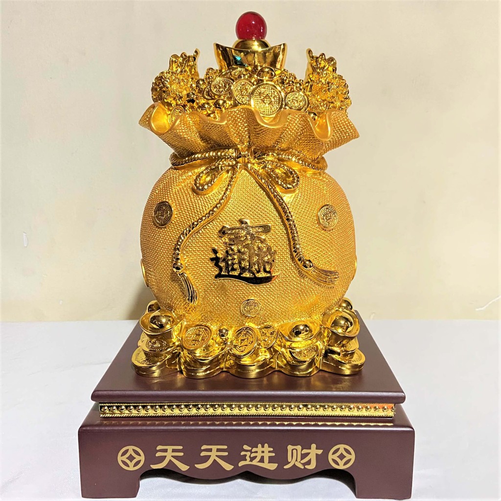 Tượng Túi Vàng Chiêu Tài Lộc Cao 32cm | BigBuy360 - bigbuy360.vn