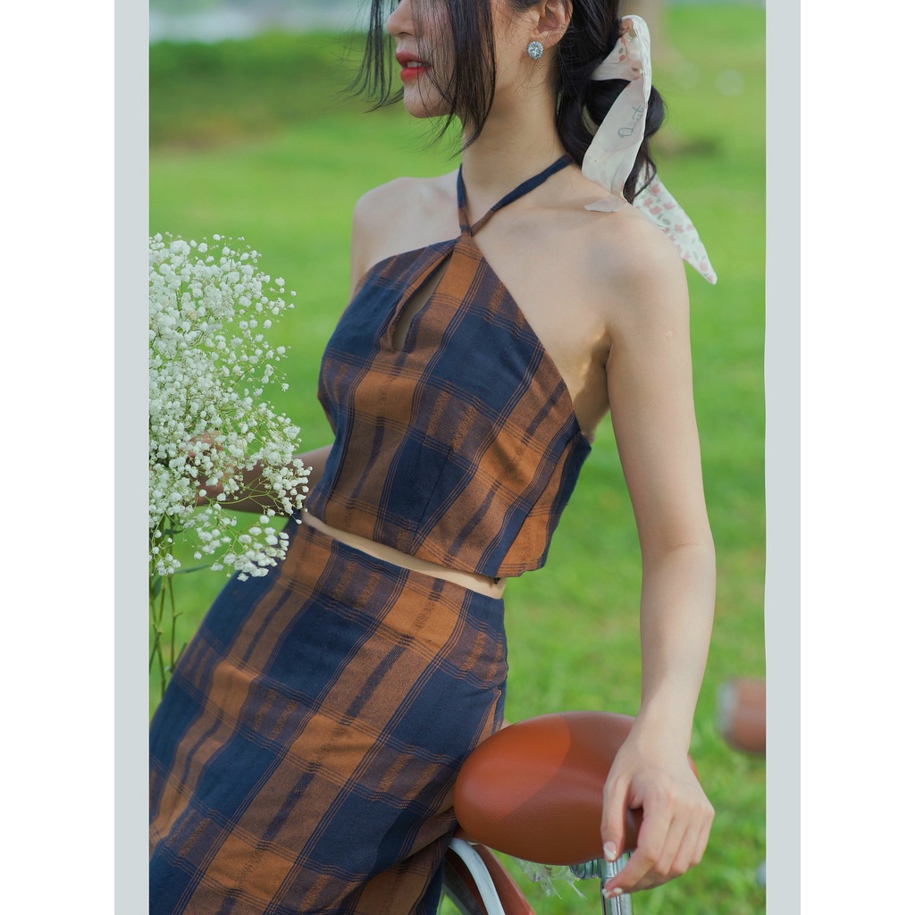 Set Áo Yếm Chân Váy Dài Thời Trang Dành Cho Nữ Demes Studio CAMI SET