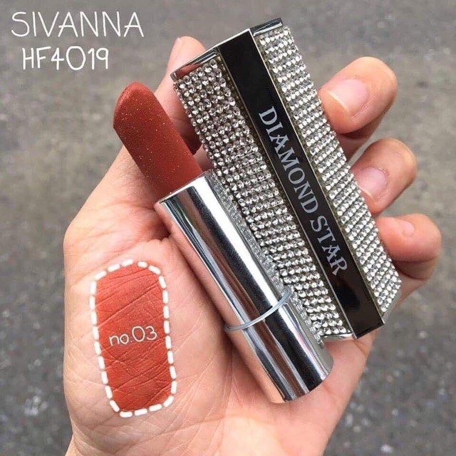 Son Môi Sivanna Colors Flawless Diamond Star Lipstick HF4019