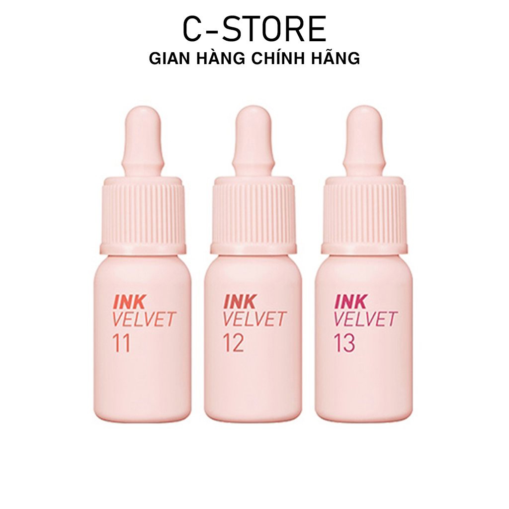 Son kem lì Peripera Ink V.elvet Limited Lip Tint vỏ hồng, bám siêu tốt - CSTOREVN