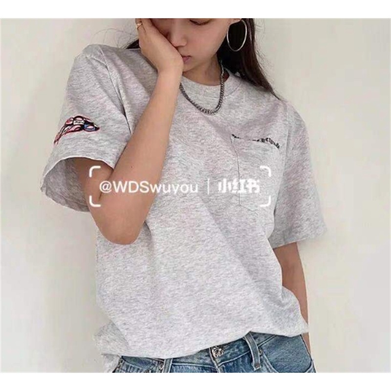 Áo Thun Cotton Ngắn Tay In Hình Chrome Hearts Thời Trang Dành Cho Nam Và Nữ