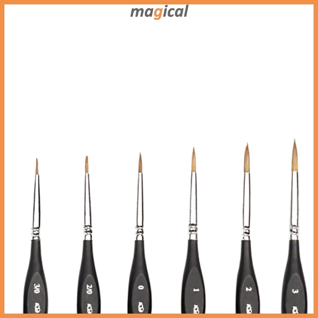 Cọ vẽ màu nước sơn dầu chất liệu gỗ dài 18cm chất lượng cao tiện dụng | BigBuy360 - bigbuy360.vn