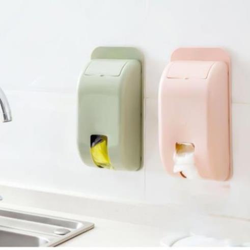 [Kho sỉ]  Hộp đựng túi đựng rác, túi nilong dán tường