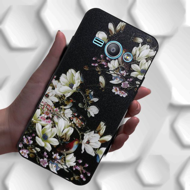 Ốp điện thoại silicon họa tiết bông hoa dành cho Samsung Galaxy A3 A5 A7 A8 J1 Ace J2 J3 J5 J7 2015 2016