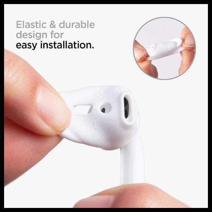 Apple Vỏ Bảo Vệ Hộp Sạc Tai Nghe Airpods 2 / 1 Teka Ra201 Bằng Silicon Wd207