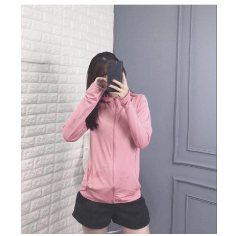 Áo Chống Nắng Nữ Vải Thông Hơi Cực Thoáng Mát,Chống Tia UV Túi Cuộn