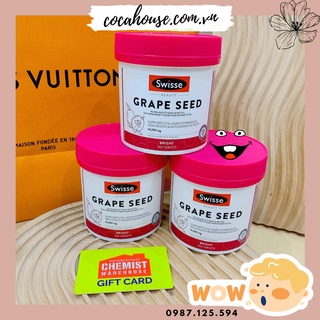 Tinh Chất Hạt Nho Swisse - Grapeseed Swisse 300 viên Úc, hỗ trợ đẹp da