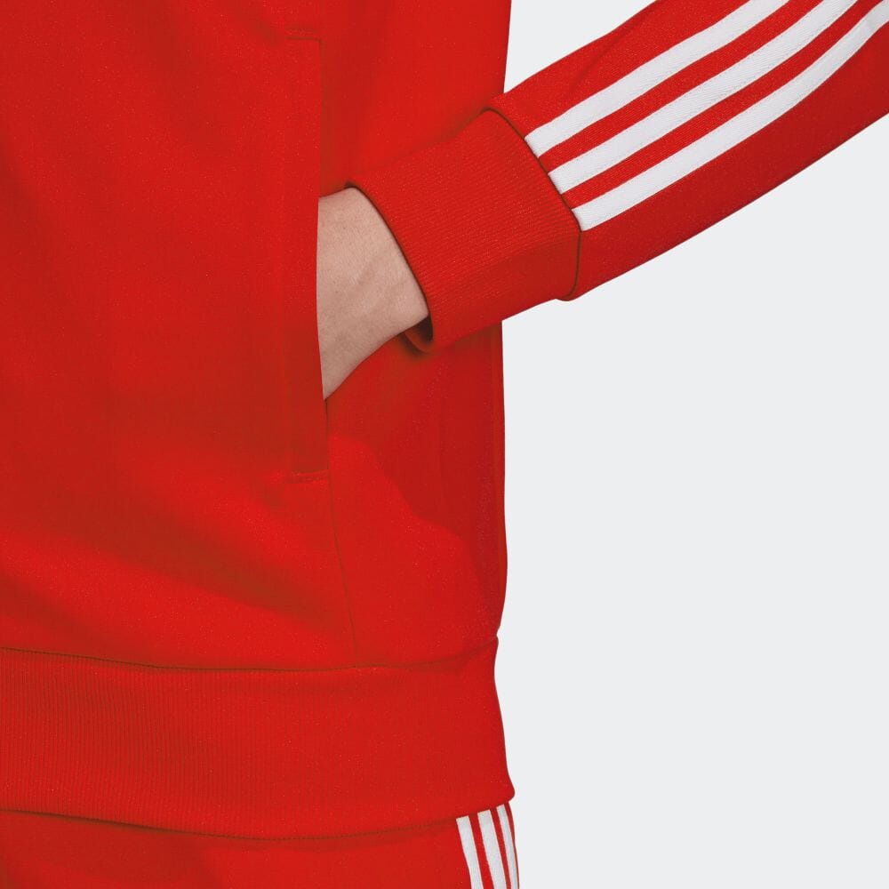 Áo Khoác Thể Thao Adidas Chính Hãng Màu Đỏ - Adidas SST Track Top -FM3809 -Sumo Authentic