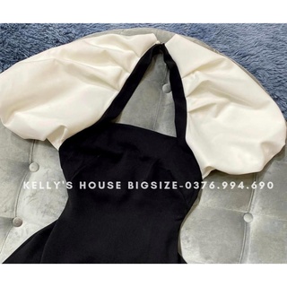 [Hàng Có Sẵn] Bigsize Đầm Phối Tay Ngắn (Từ 55kg đến 90kg)