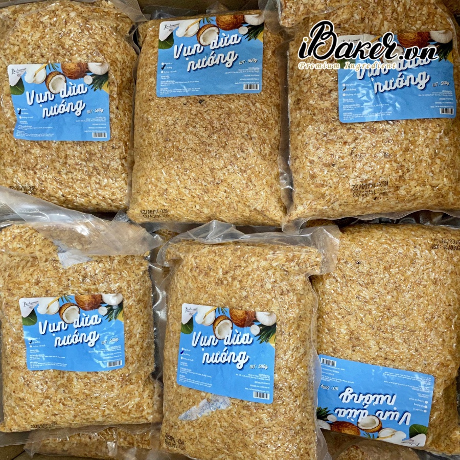 [TẶNG KÈM CÔNG THỨC LÀM BÁNH] Vụn dừa nướng Bến Tre 500g