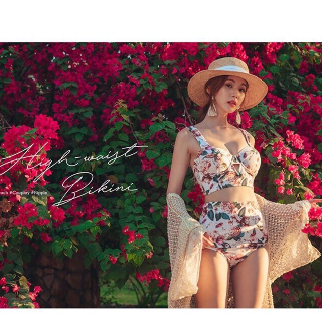 Bộ đồ bơi - Bikini 2 mảnh hoạ tiết hoa hottrend | BigBuy360 - bigbuy360.vn