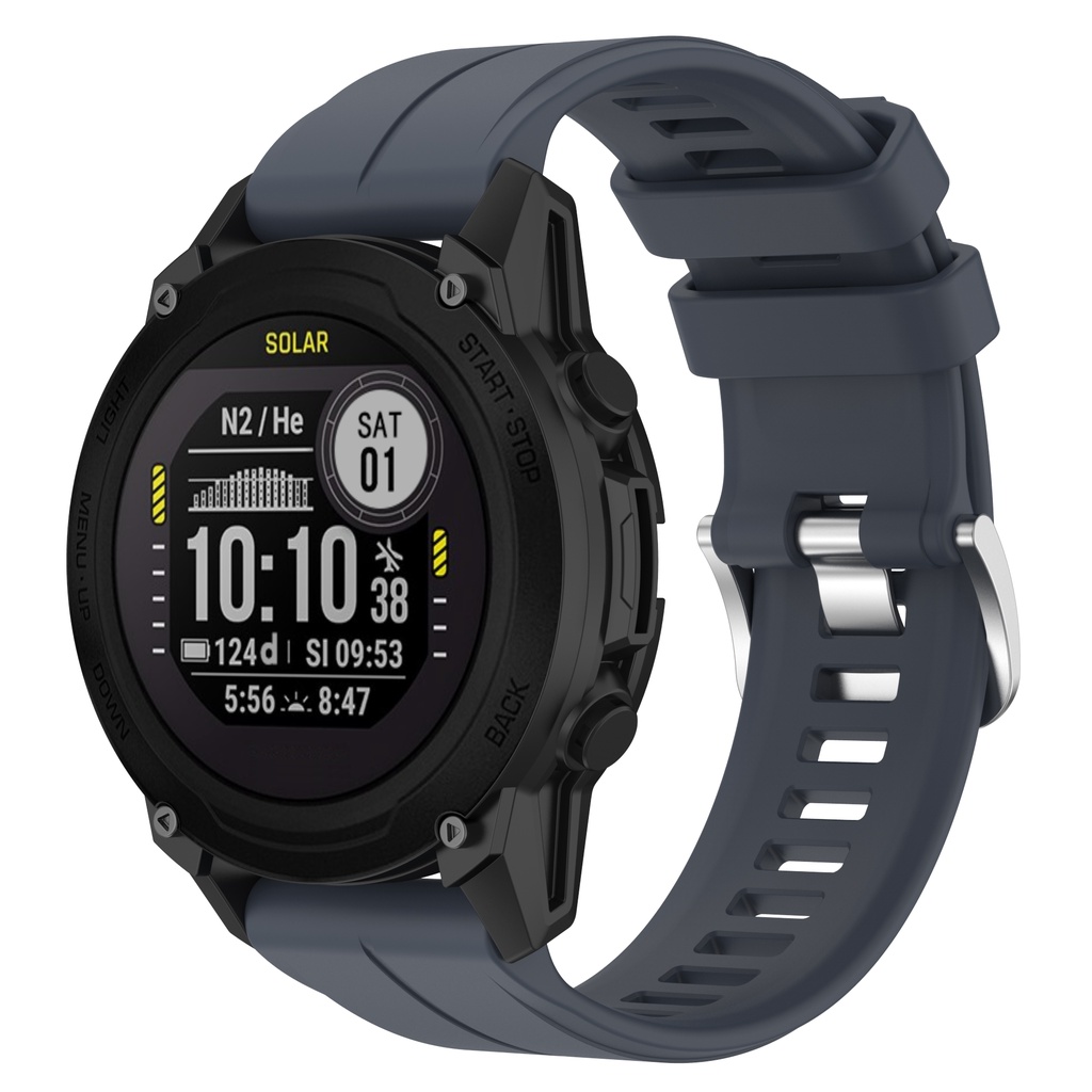 Dây Đeo Silicone 22mm Cho Garmin Forerunner 955 945 935 745 Fenix 7 6 5 instinct 2 Descent G1