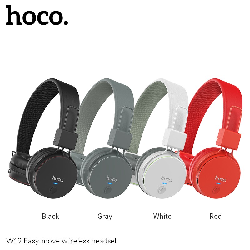 Tai Nghe chụp tai bluetooth HOCO W19 - Hàng Chính Hãng - Cao Cấp - Nguyên seal -Cách âm tuyệt đối dành cho điện thoại pc