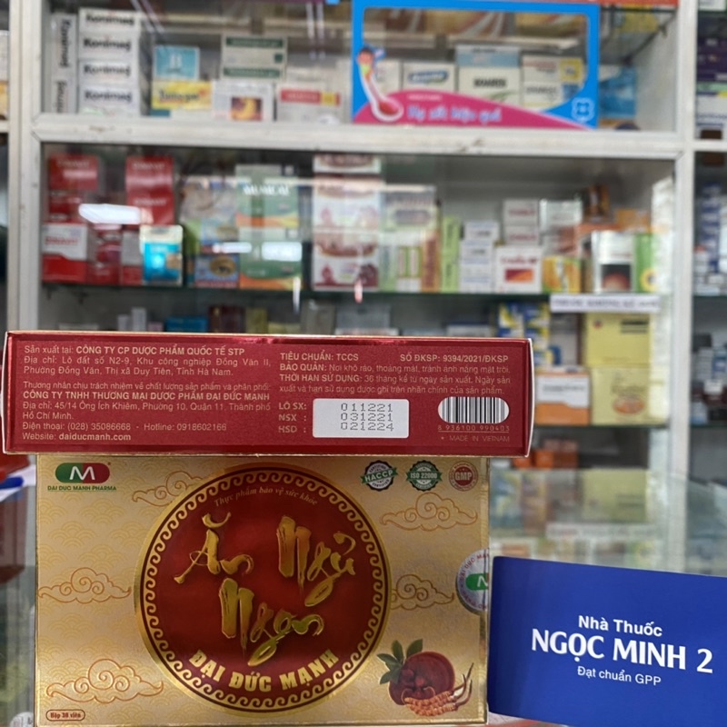✅ [Chính Hãng] Ăn Ngủ Ngon Đại Đức Mạnh ( hộp 30 viên )