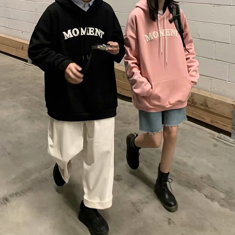 [ Mã 12FASHIONSALE1 giảm 10K đơn 50K ] Áo hoodie dáng rộng in chữ tiếng anh 3 màu lựa chọn size m-5xl | BigBuy360 - bigbuy360.vn