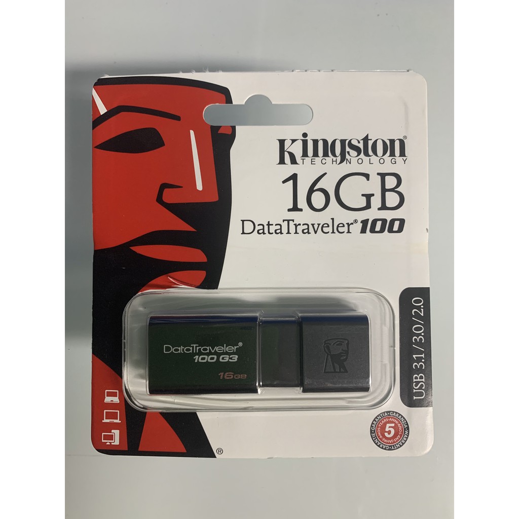 USB Kingston DT100G3 16GB / USB 3.0 HÀNG CHÍNH HÃNG