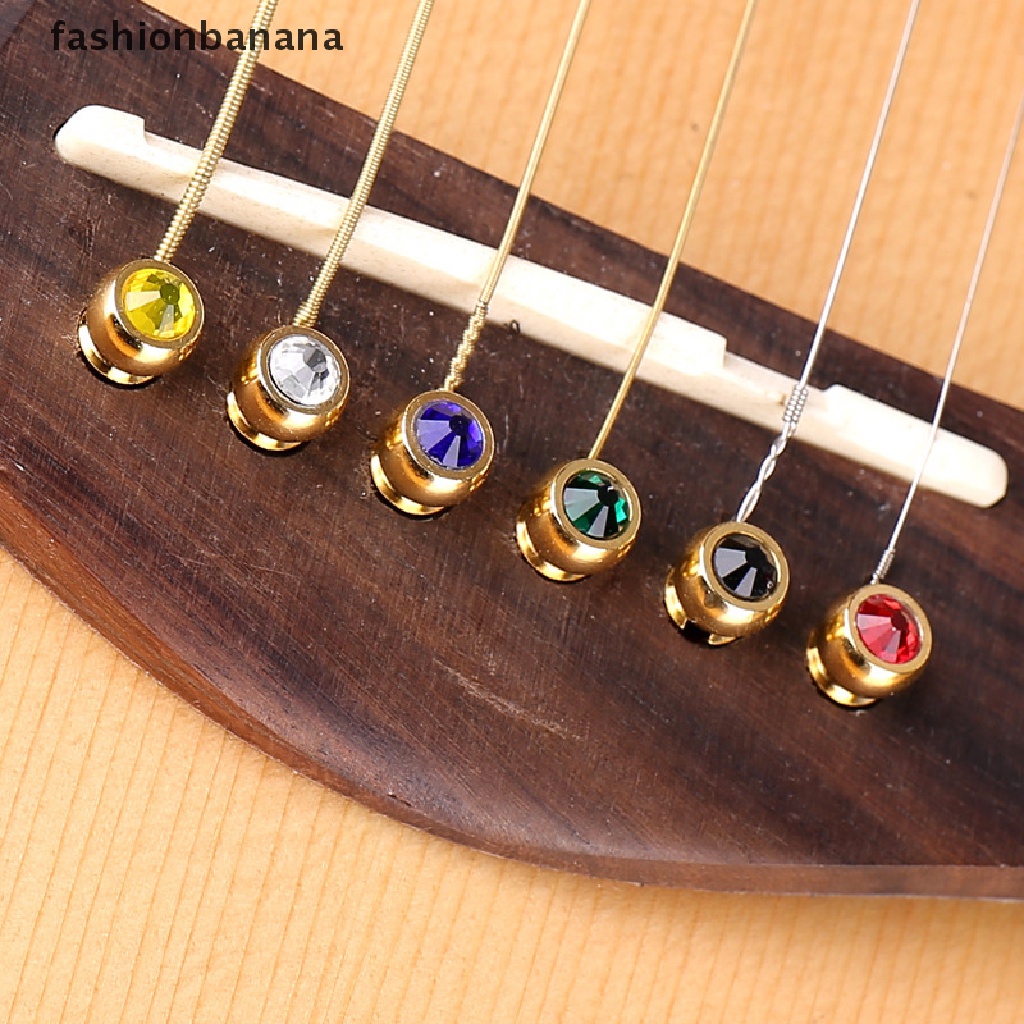 Chốt dây điều chỉnh dây đàn guitar thay thế chất liệu đồng thau nhiều màu