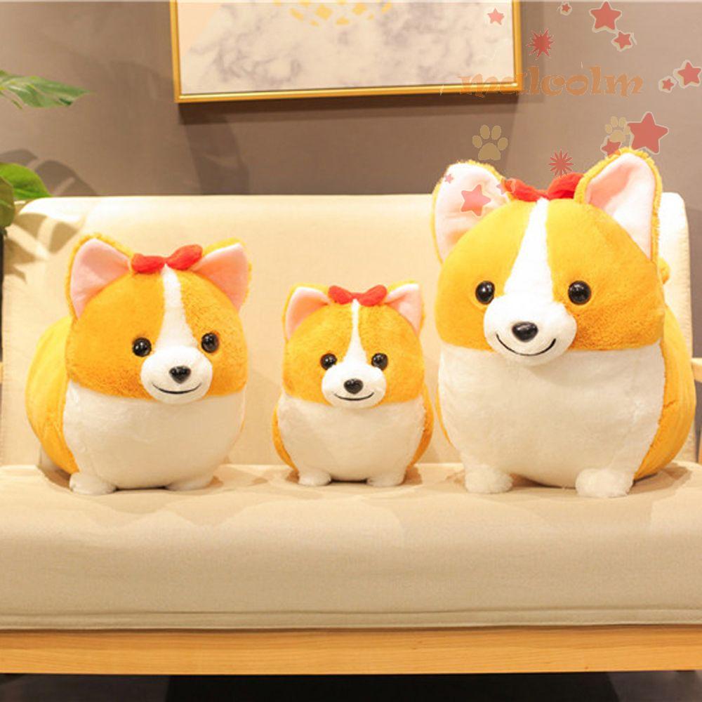 Thú Nhồi Bông Hình Chú Chó Corgi Đang Ngủ Dễ Thương 38 / 45 / 60cm