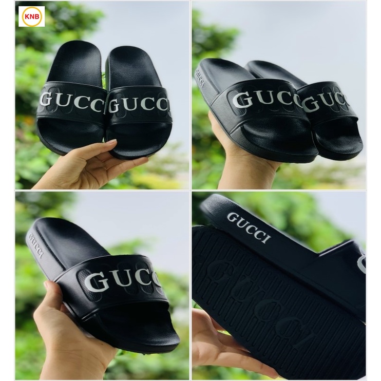 DÉP NAM NỮ THỜI TRANG CAO CẤP-DÉP QUAI NGANG GUCC.I CHẤT LIỆU CAO SU NON CAO CÂP CHỐNG THẤM NƯỚC-CHỮ ĐẬP NỔI