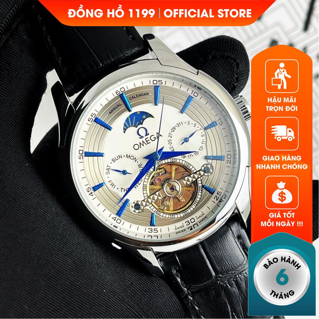 [QUÀ TẶNG]  Đồng hồ nam - Đồng Hồ Cơ Dây Da Máy Chuẩn Chất Liệu Cao Cấp Chống Nước Chống Xước  A77HZ- 1199 Watches | BigBuy360 - bigbuy360.vn