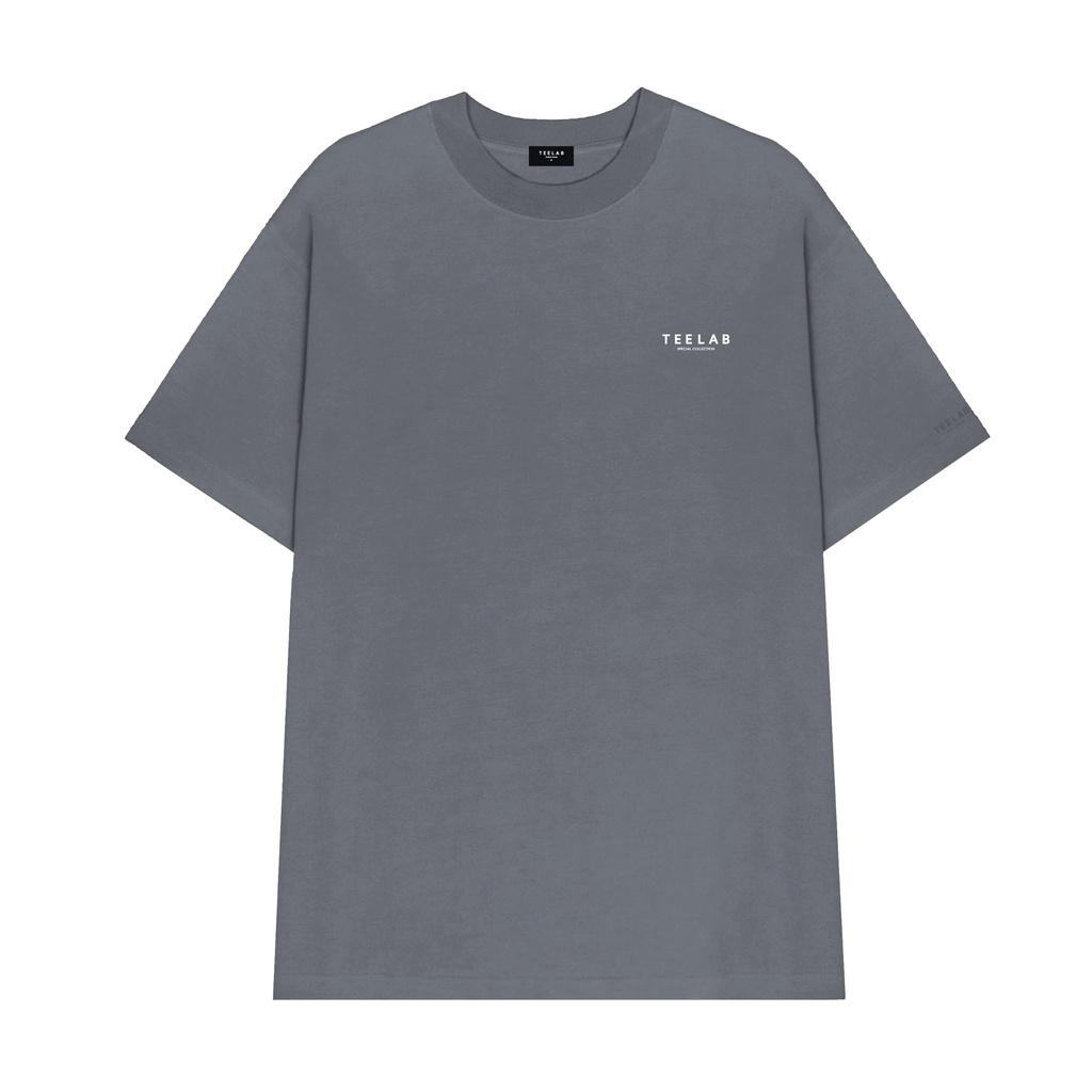 Áo Thun Local Brand Unisex Teelab Premium Special Collection / Xám Chì TS168