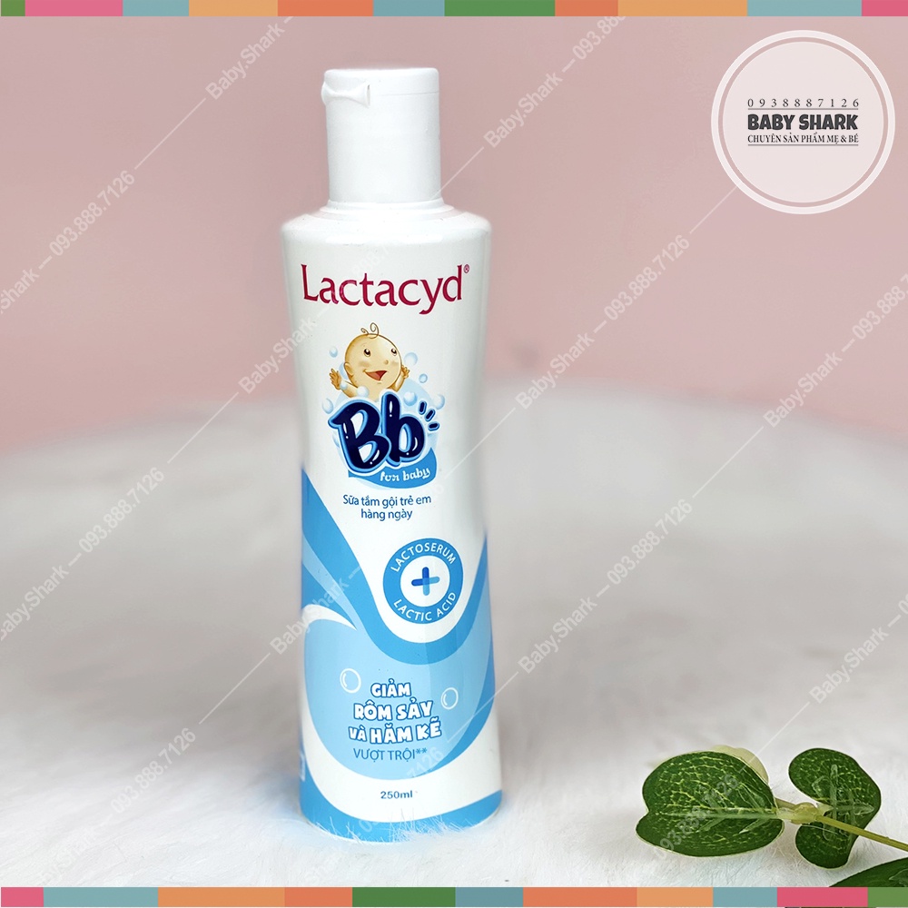 [CHÍNH HÃNG]Sữa tắm gội an toàn cho em bé Lactacyd Bb Chai 250ml