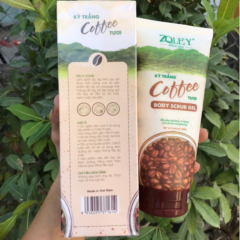 [Ảnh thật] Tẩy tế bào Zoley-Cafe Tươi300gr