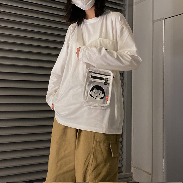 Túi đeo chéo trong suốt nam nữ Sinal | BigBuy360 - bigbuy360.vn