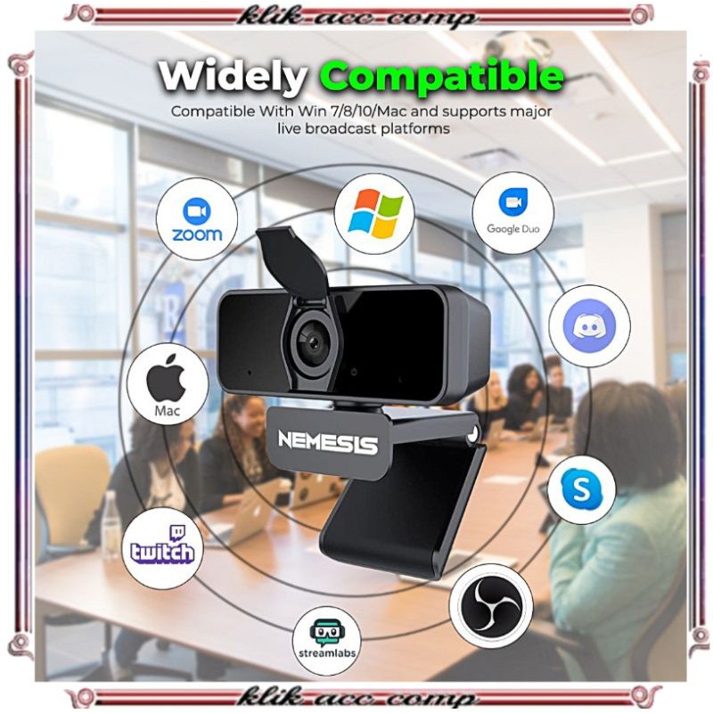Webcam A75 Hexa 1080p Cho Laptop / Pc | BigBuy360 - bigbuy360.vn