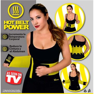 ❣️{SALE Sôc} đai gen bụng định hình sinh nhiệt HOT BELT chống cuộn 4 bên